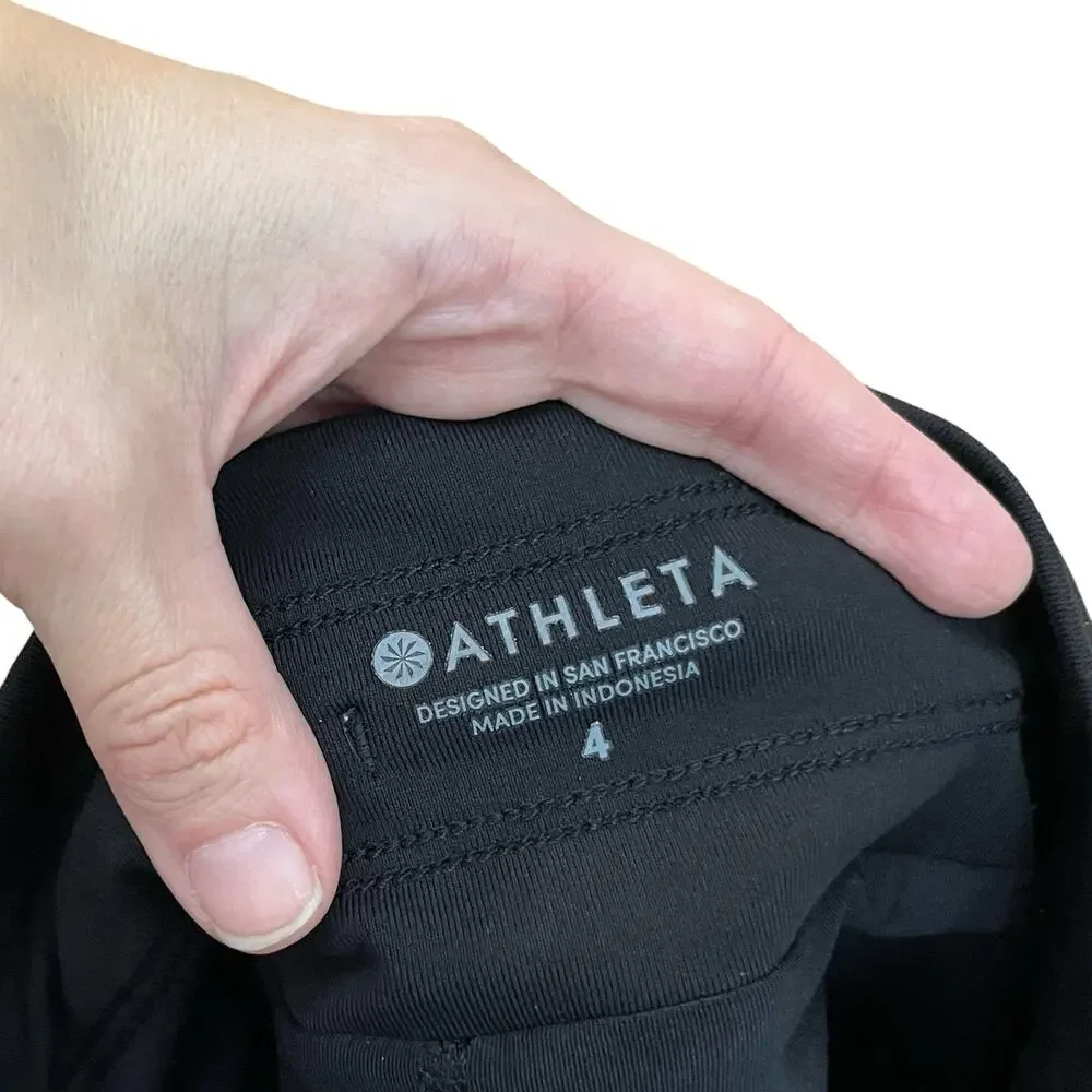 Athleta Trekkie North Skort 4 Black Straight Fit Outdoor Gorpcore Mini Athletic